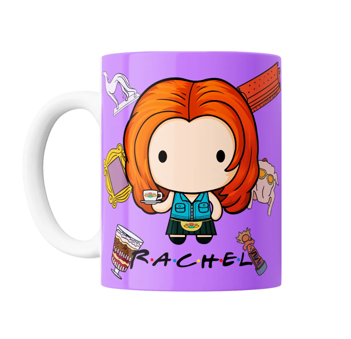 Taza de Cerámica Friends Rachel Chibi - vista 2