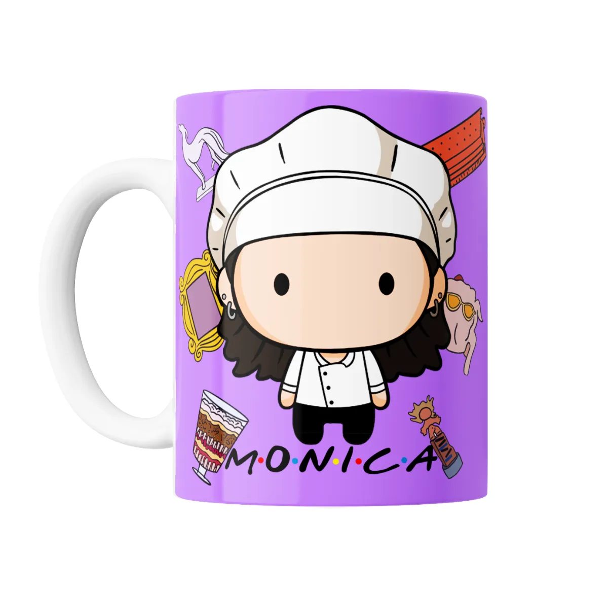 Taza de Cerámica Friends Mónica Chef Chibi - vista 2