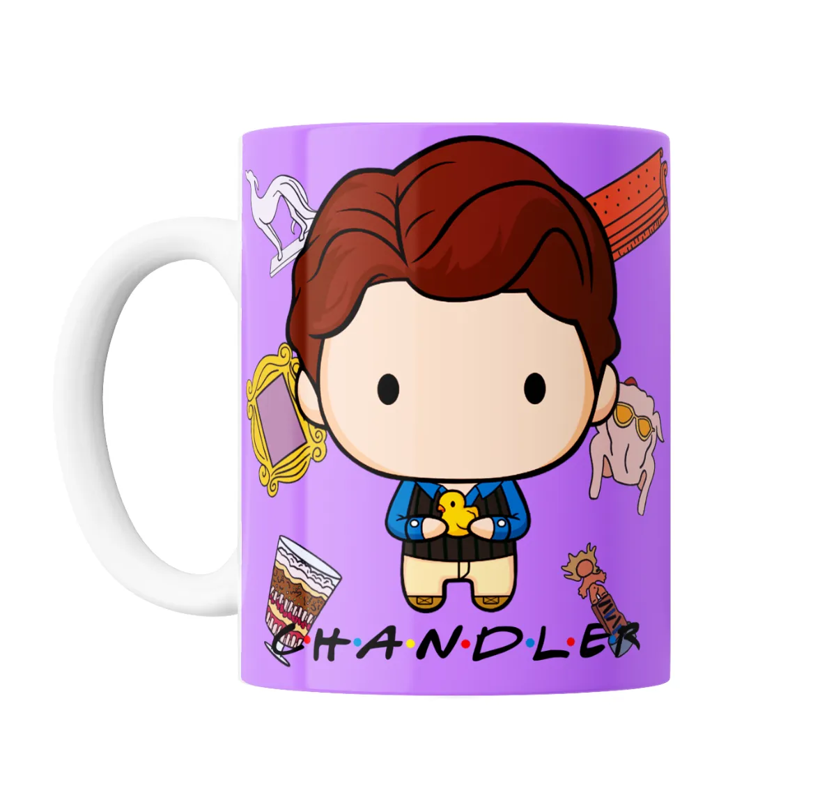 Taza de Cerámica Friends Chandler Chibi - vista 2