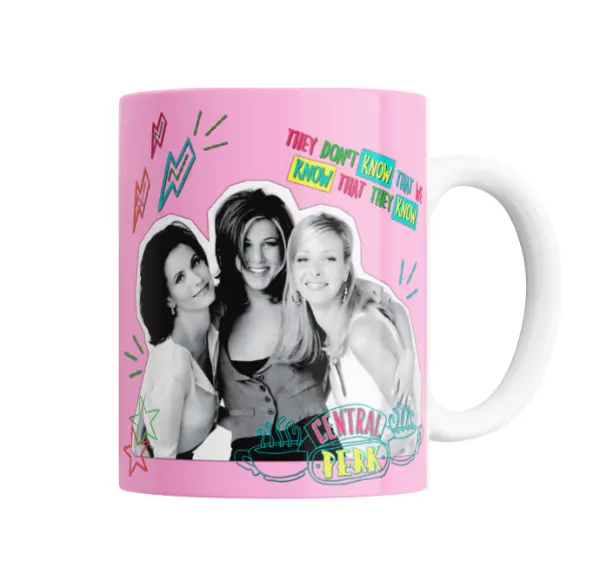 Taza de Cerámica Friends Central Perk They Don't Know That We Know