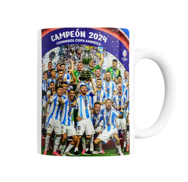 Taza de Cerámica Selección Argentina Campeón Copa América 2024