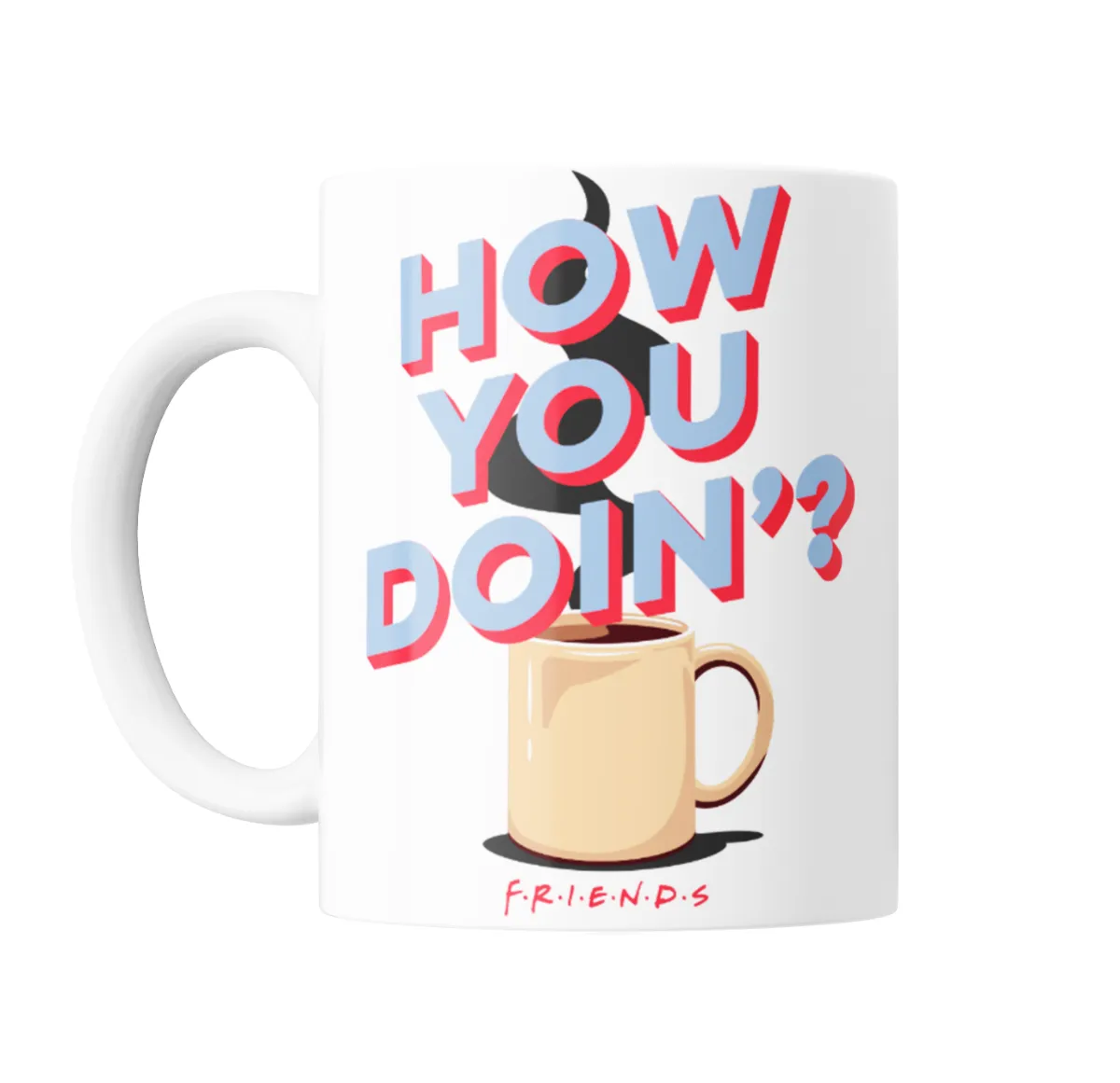 Taza de Cerámica Friends How You Doin taza con café - vista 2