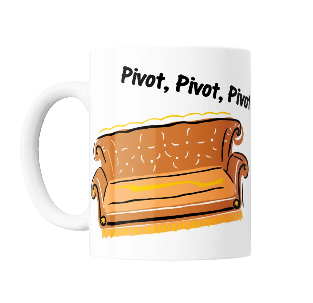 Taza de Cerámica Friends Sillón Pivot - vista 2