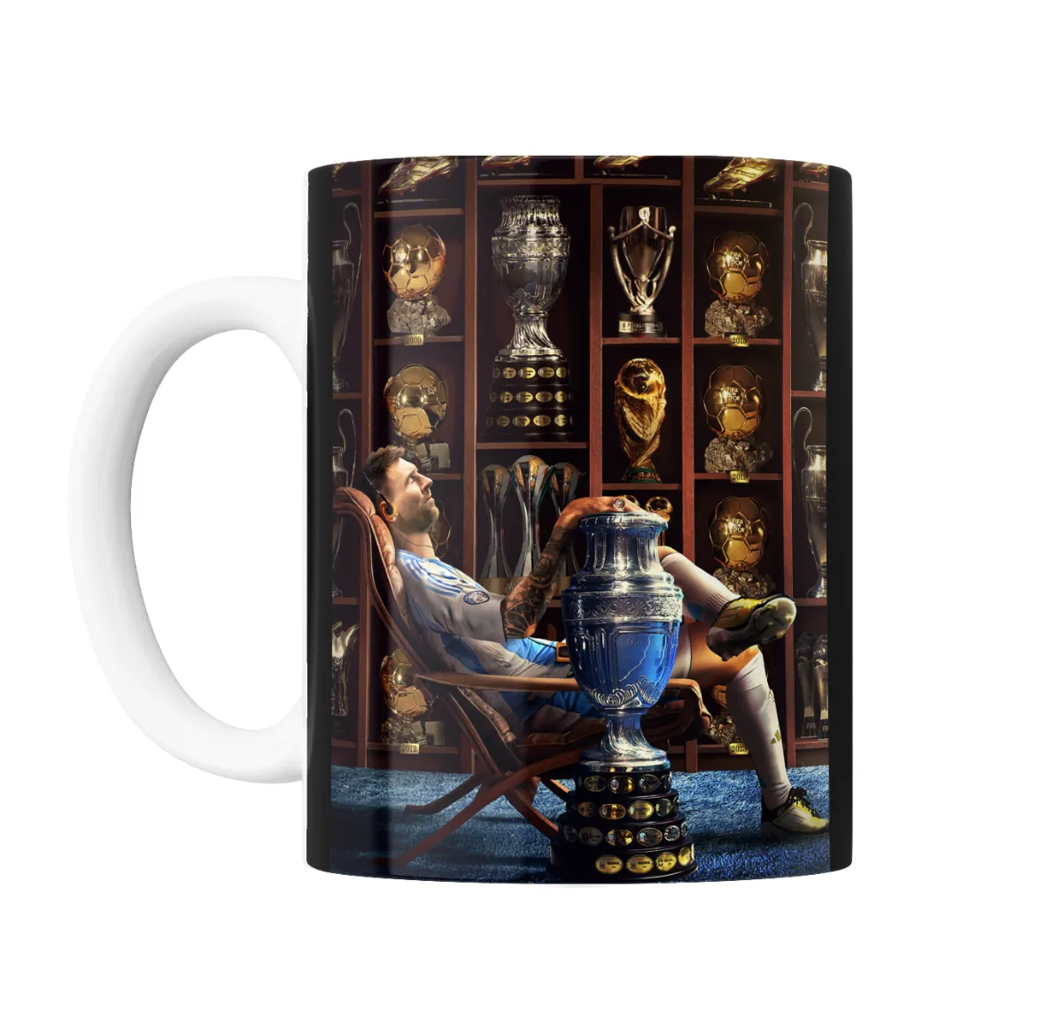 Taza de Cerámica Lionel Messi Descanso de Campeón - vista 2