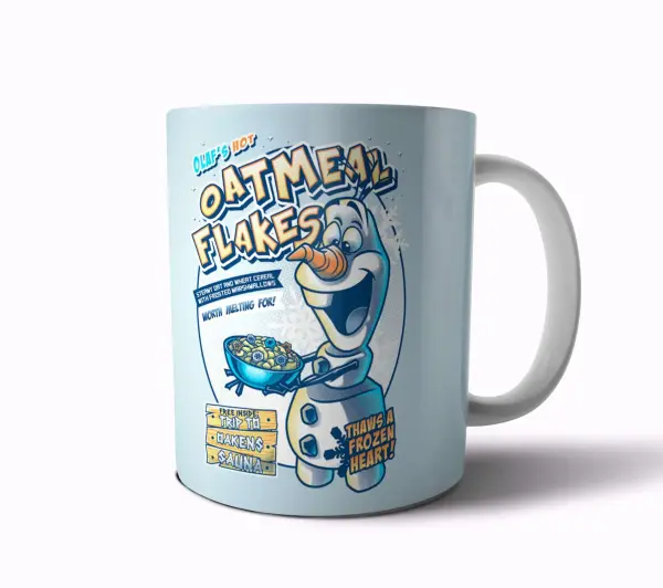 Taza de Cerámica Frozen Olaf Oatmeal Flakes