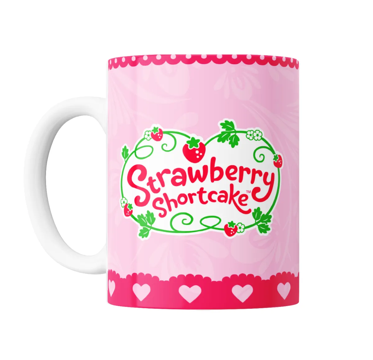 Taza de Cerámica Frutillita Pandita y amigos en la casa de frutilla - vista 2