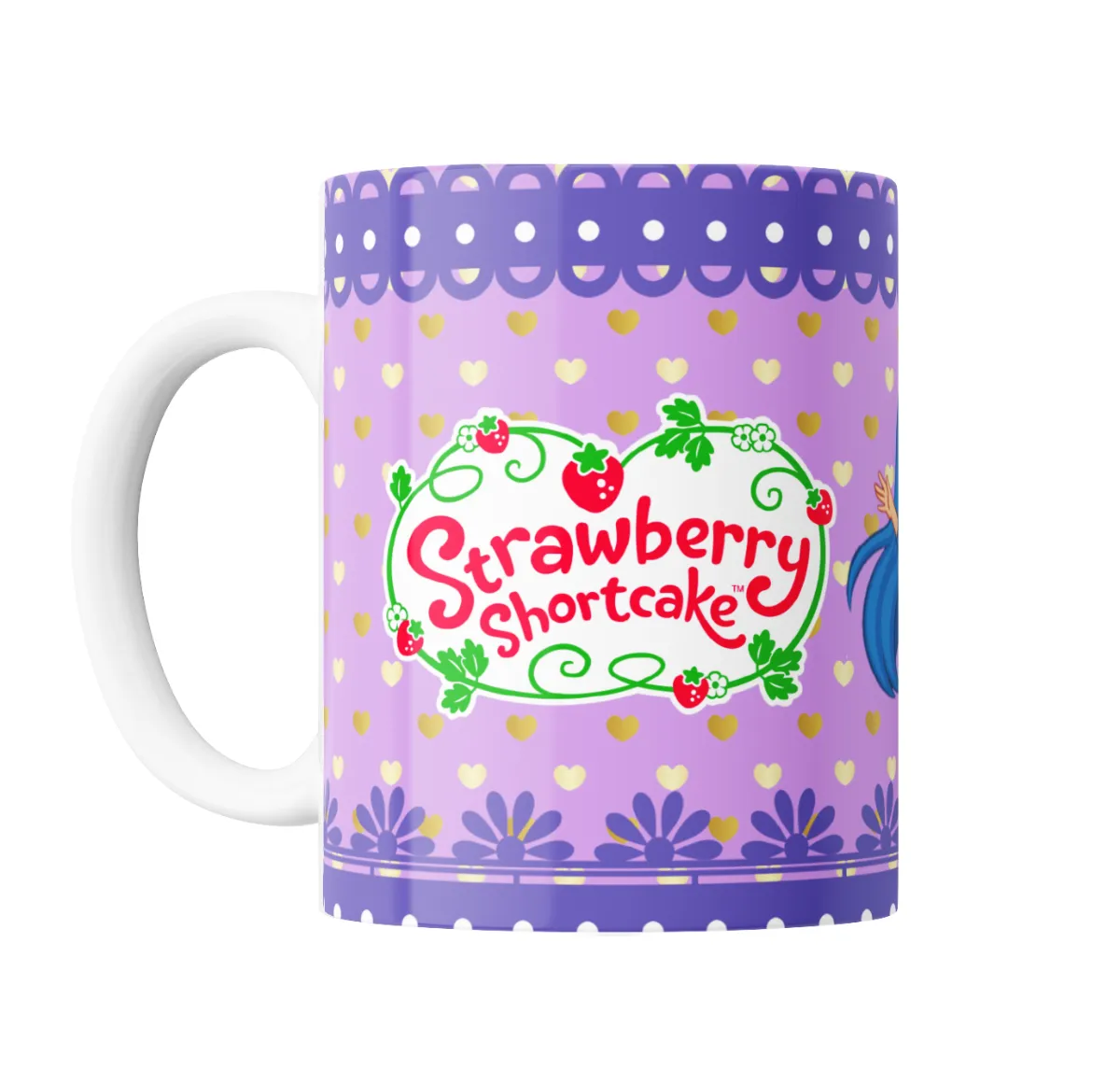 Taza de Cerámica Frutillita Strawberry Shortcake Amigas Limón y Arándanos - vista 2