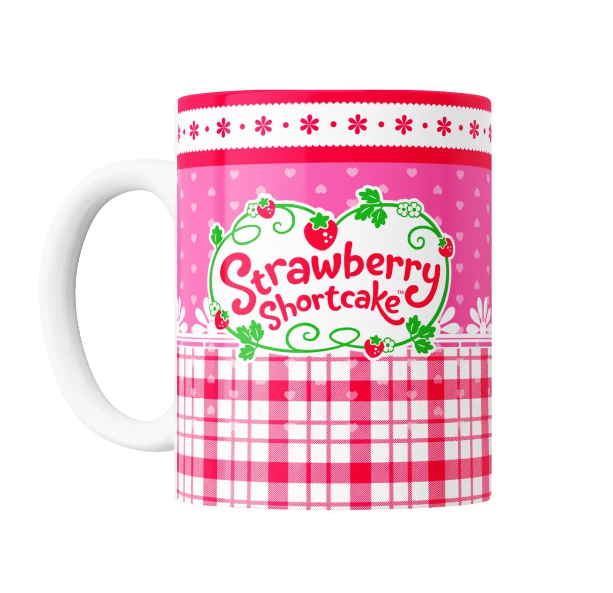 Taza de Cerámica Frutillita Strawberry Shortcake con Corazones - vista 2
