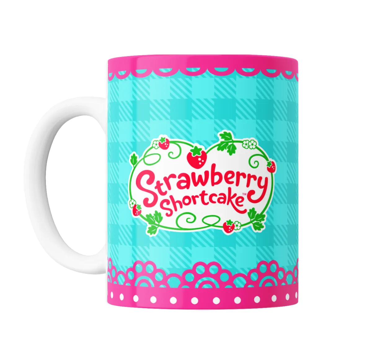 Taza de Cerámica Frutillita Rosita Fresita con Canasta de Frutillas - vista 2