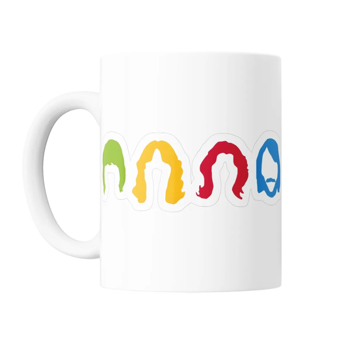 Taza de Cerámica Abba Siluetas de Colores - vista 2