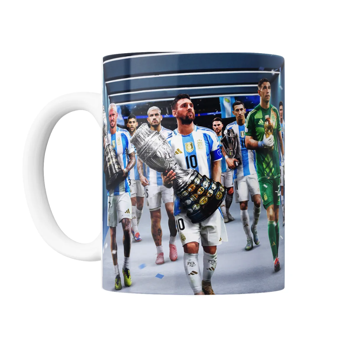 Taza de Cerámica Selección Argentina Messi Campeones - vista 2