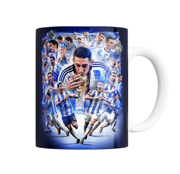 Taza de Cerámica Selección Argentina Campeón del Mundo Collage
