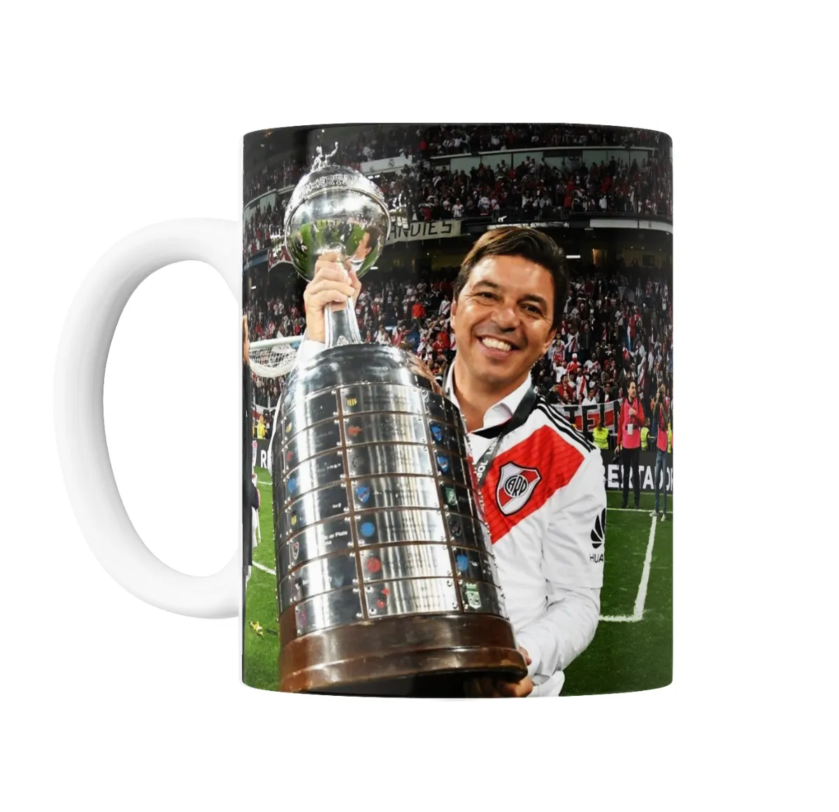 Taza de Cerámica Gallardo con la Copa Libertadores - vista 2