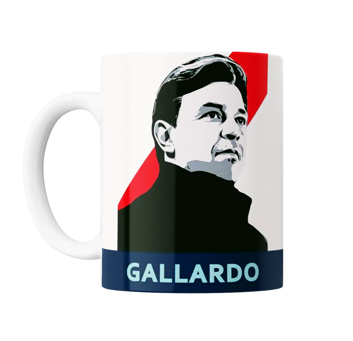 Taza de Cerámica Gallardo Retrato River Plate - vista 2