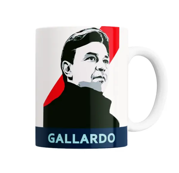 Taza de Cerámica Gallardo Retrato River Plate