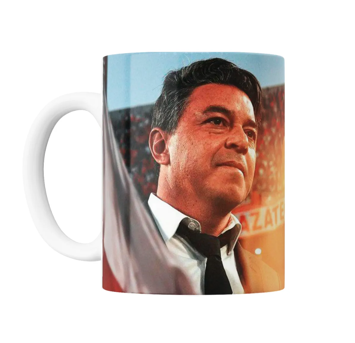 Taza de Cerámica Gallardo Retrato en Estadio - vista 2