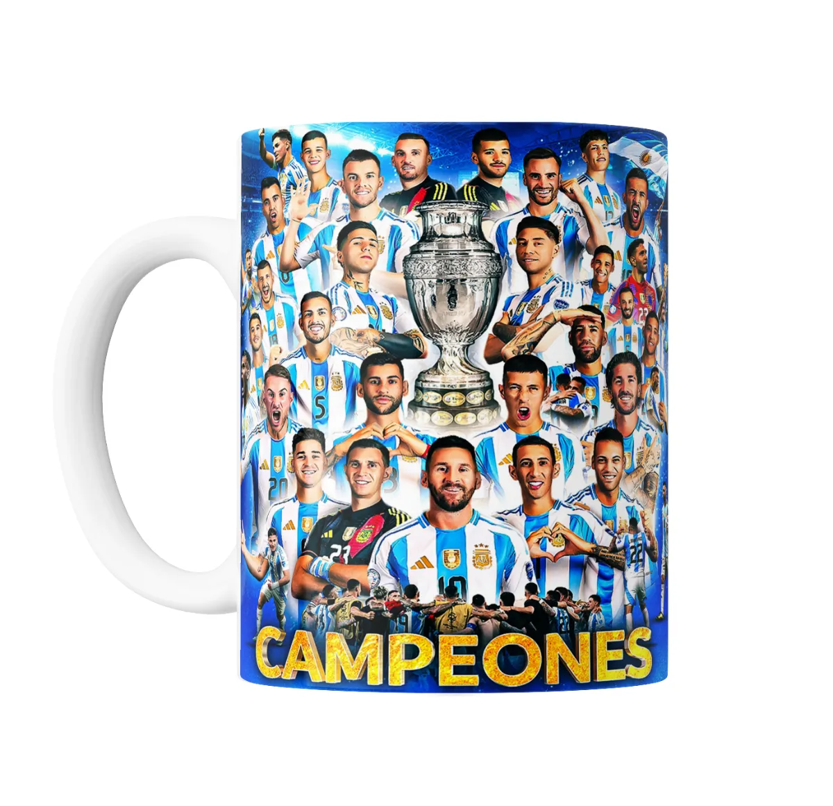 Taza de Cerámica Selección Argentina Campeones Copa América - vista 2