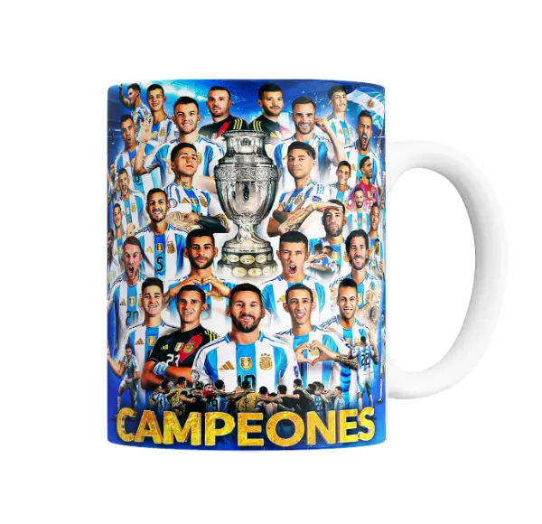 Taza de Cerámica Selección Argentina Campeones Copa América