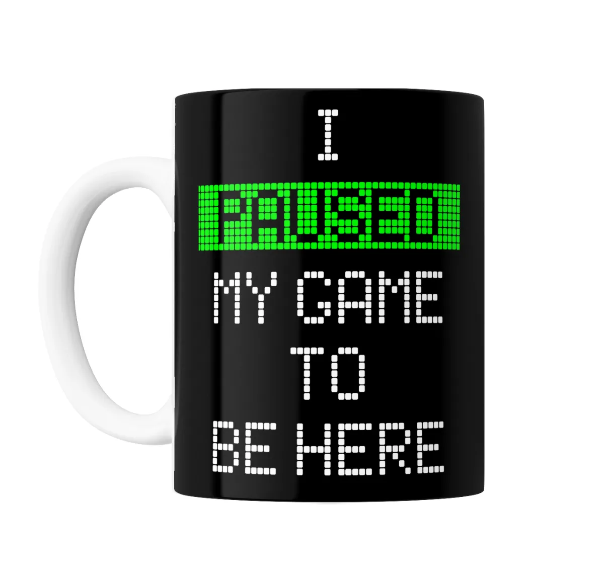 Taza de Cerámica Gamer I Paused My Game To Be Here - vista 2