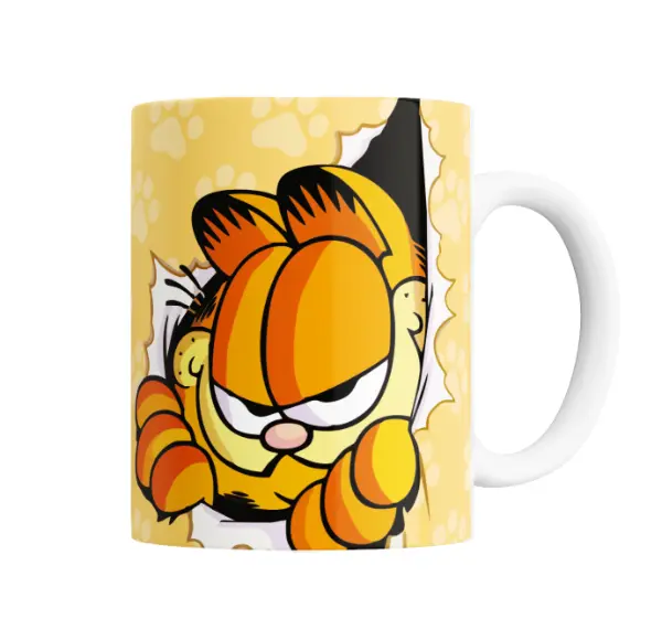 Taza de Cerámica Garfield Asomado