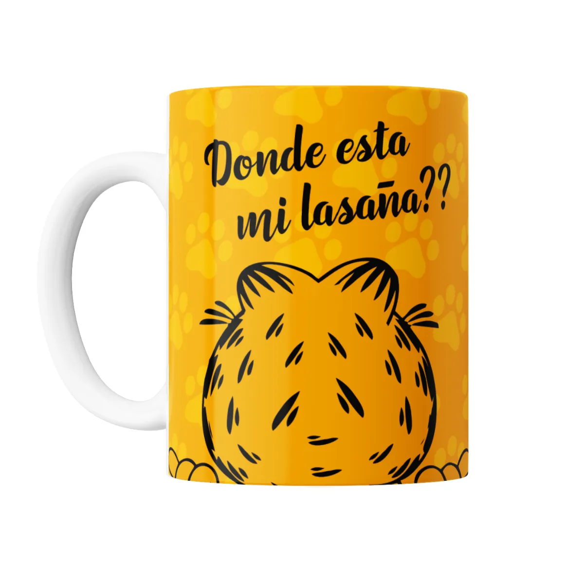 Taza de Cerámica Garfield pensando en lasaña - vista 2