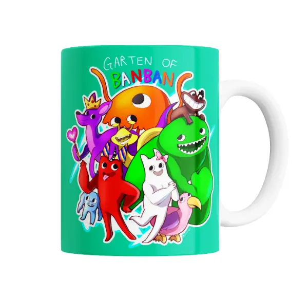 Taza de Cerámica Garten of Banban Personajes Coloridos