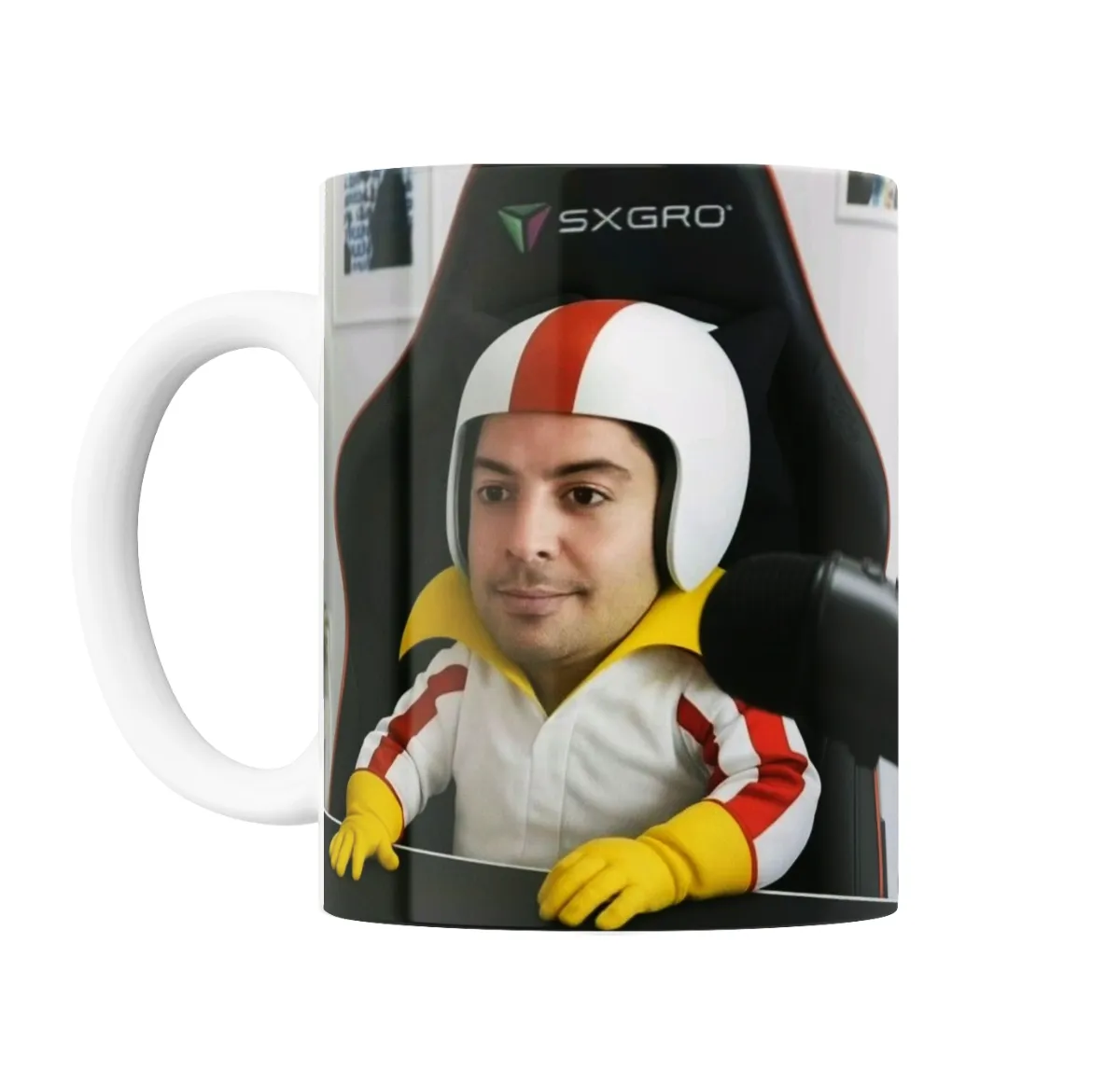 Taza de Cerámica Gaston Edul Piloto de Carrera - vista 2