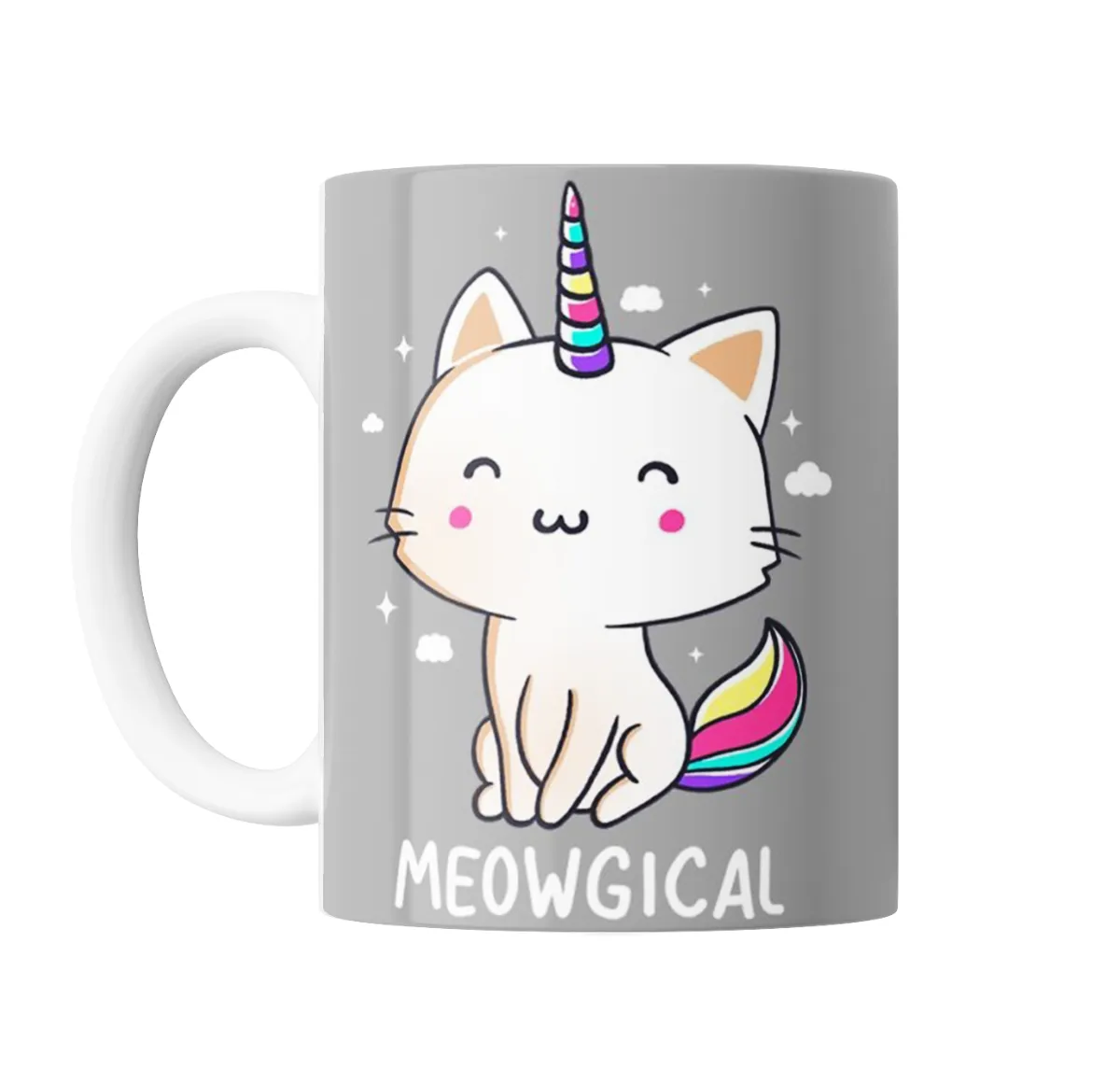 Taza de Cerámica Gatito Unicornio Meowgical - vista 2