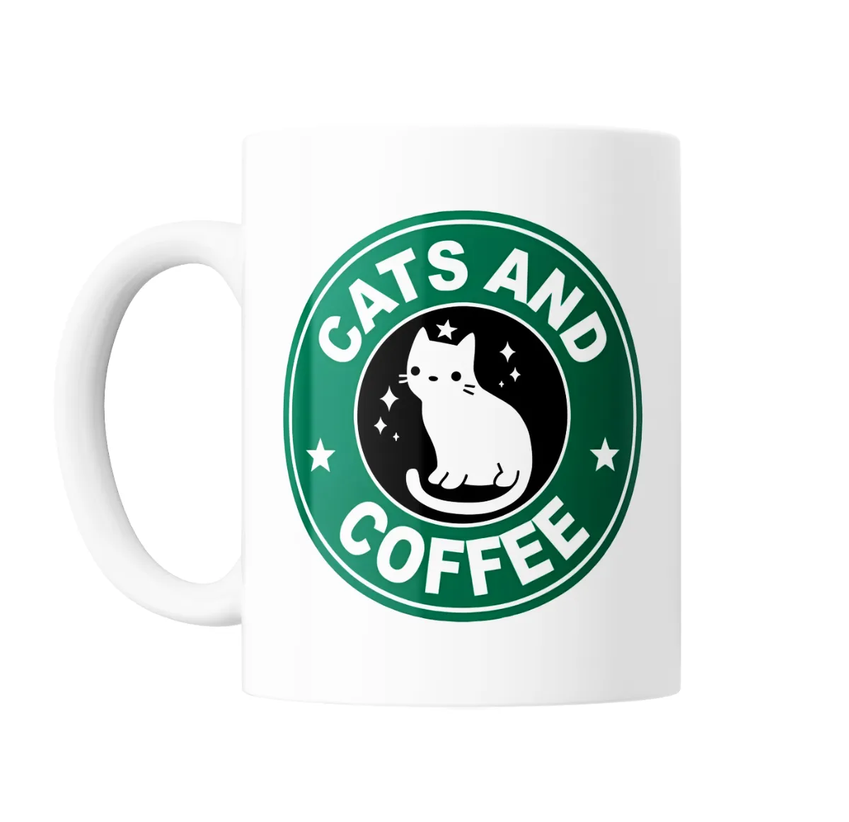 Taza de Cerámica Cats and Coffee Gato Blanco - vista 2