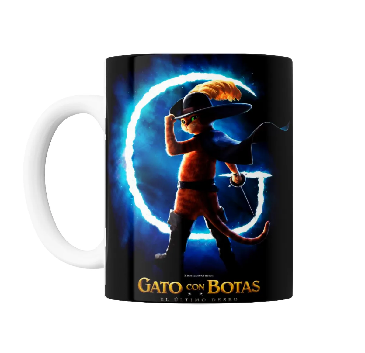 Taza de Cerámica Gato con Botas El Último Deseo - vista 2