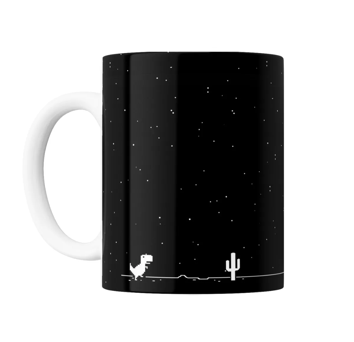 Taza de Cerámica Dinosaurio Juego Sin Internet Chrome - vista 2