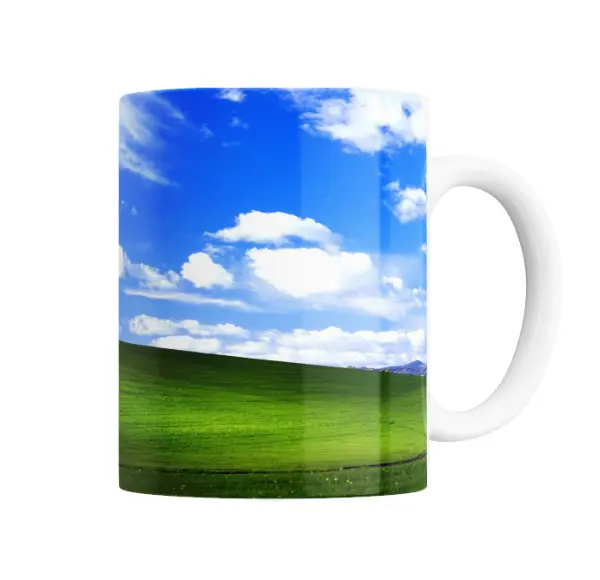 Taza de Cerámica Windows XP Fondo Bliss