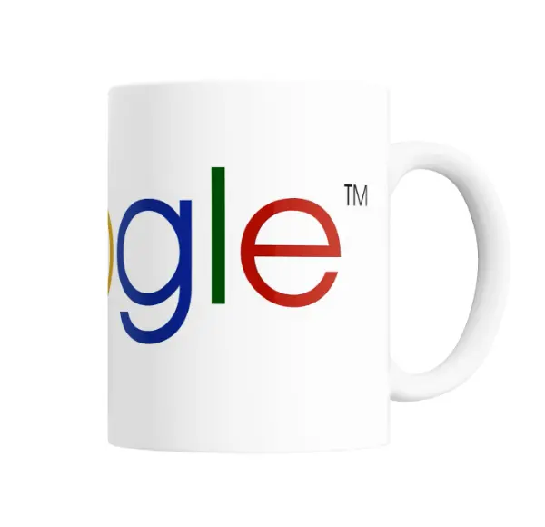 Taza de Cerámica Google Logo Clásico