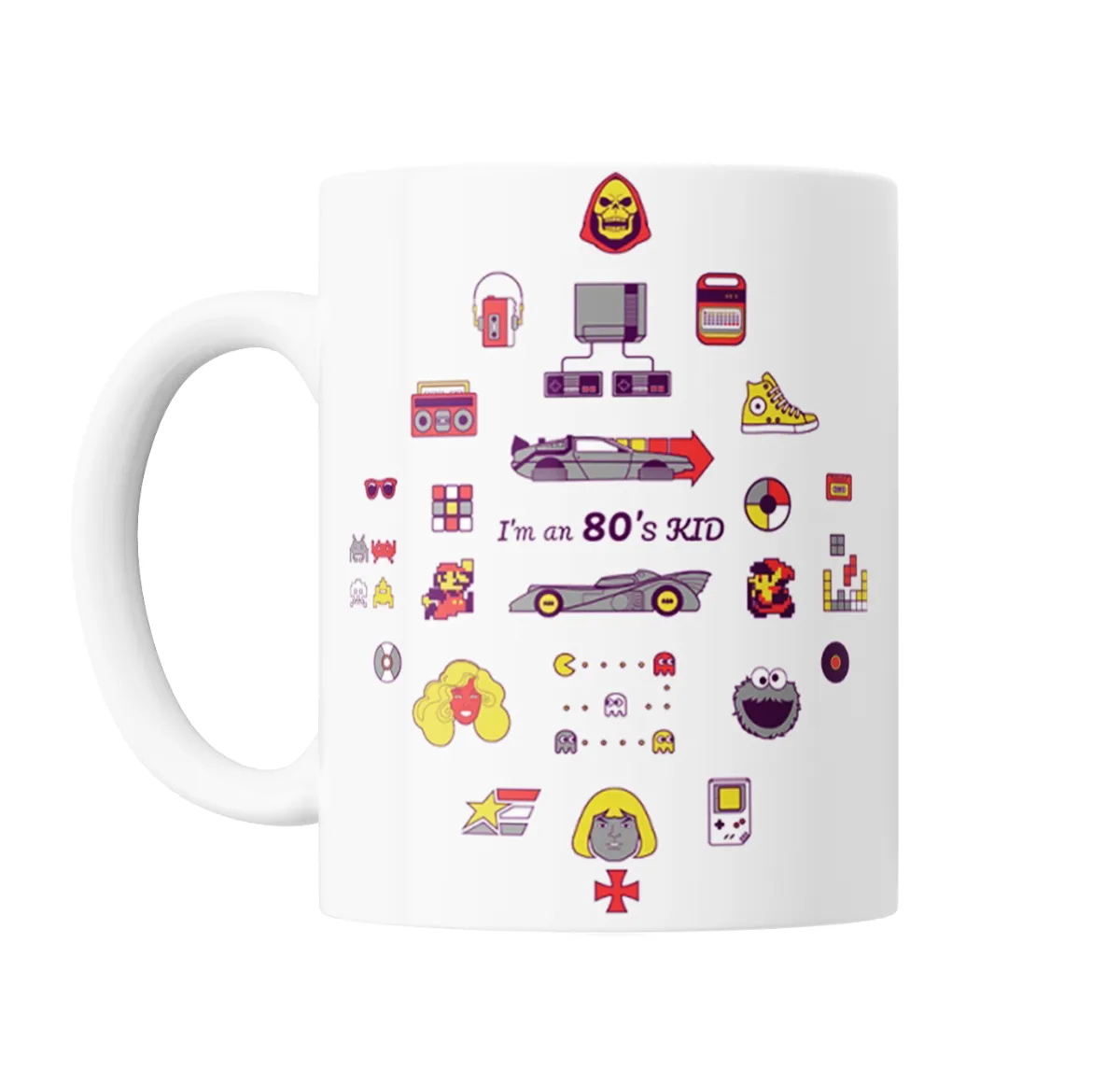 Taza de Cerámica I'm an 80's Kid Gamer Retro - vista 2