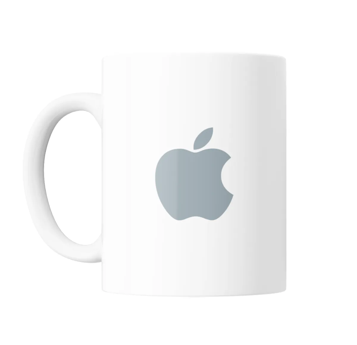 Taza de Cerámica Apple Logo Gris - vista 2