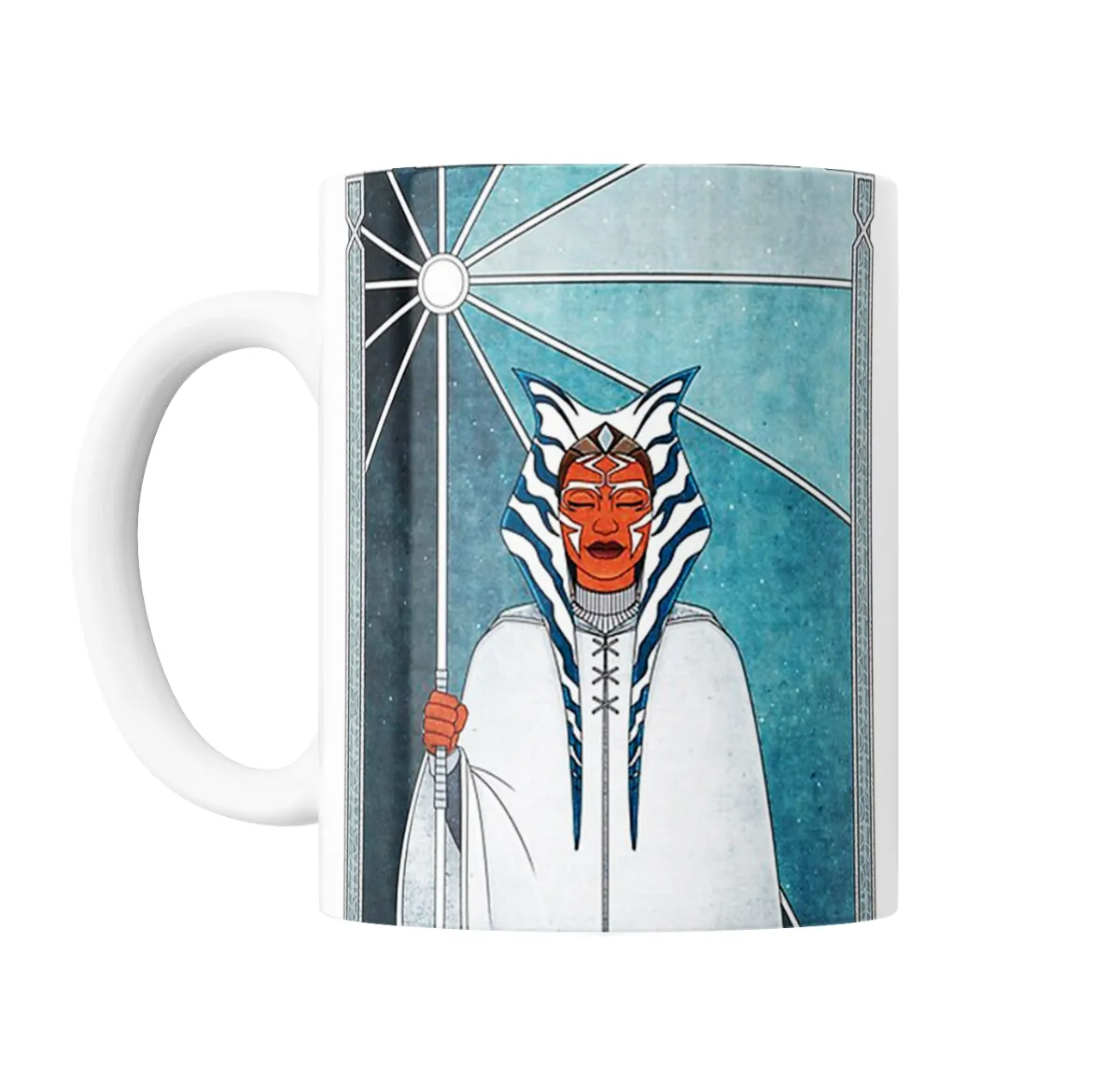 Taza de Cerámica Ahsoka Tano Star Wars Estilo Tarot - vista 2