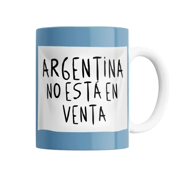 Taza de Cerámica Argentina No Está en Venta