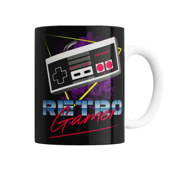 Taza de Cerámica Retro Gamer Control Nintendo NES