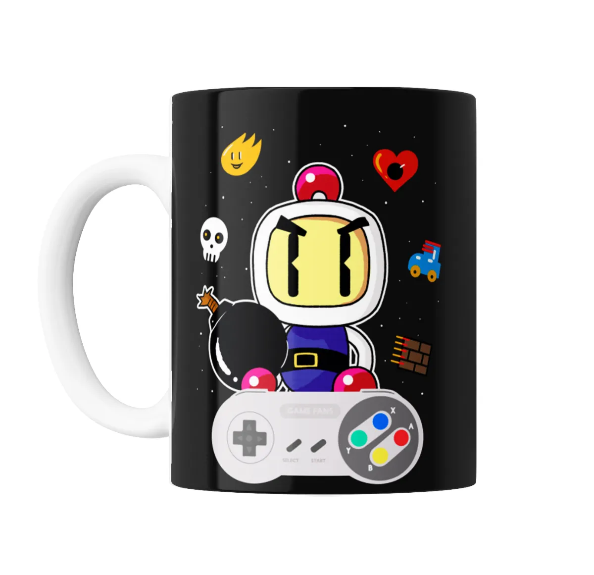 Taza de Cerámica Bomberman Gamer Control Super Nintendo - vista 2