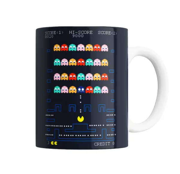 Taza de Cerámica Pacman Arcade Fantasmas