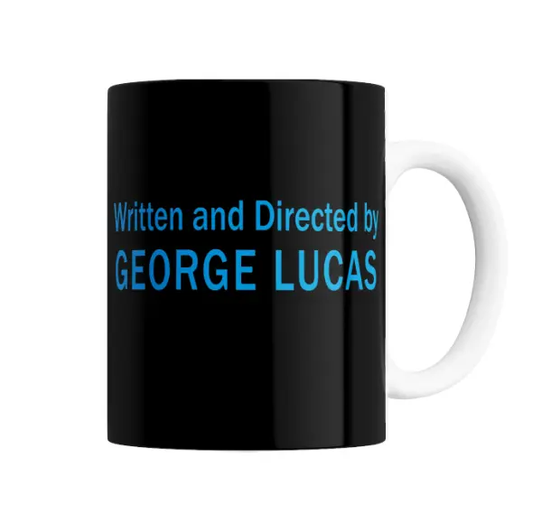 Taza de Cerámica George Lucas Escrito y Dirigido por