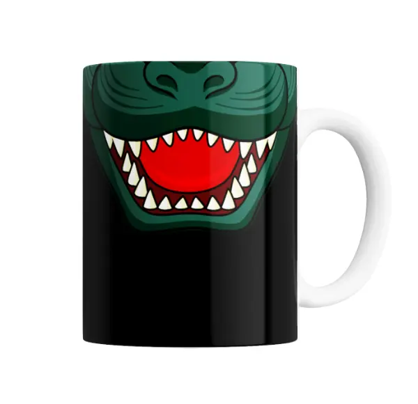 Taza de Cerámica Godzilla Boca con Dientes