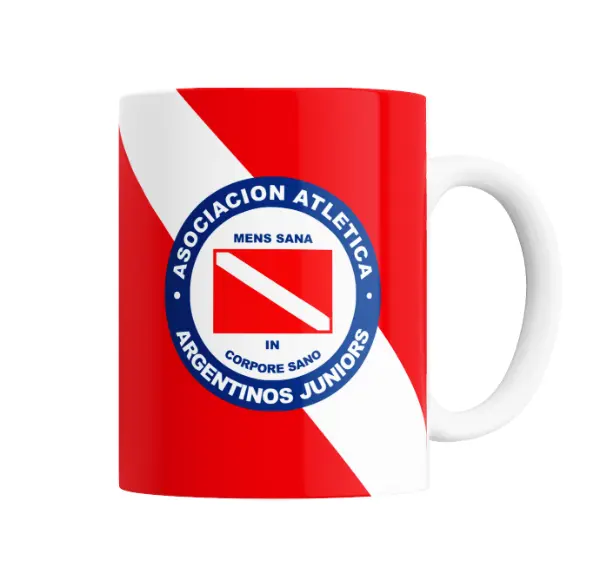 Taza de Cerámica Argentinos Juniors Escudo Mens Sana