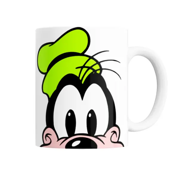 Taza de Cerámica Goofy Primer Plano