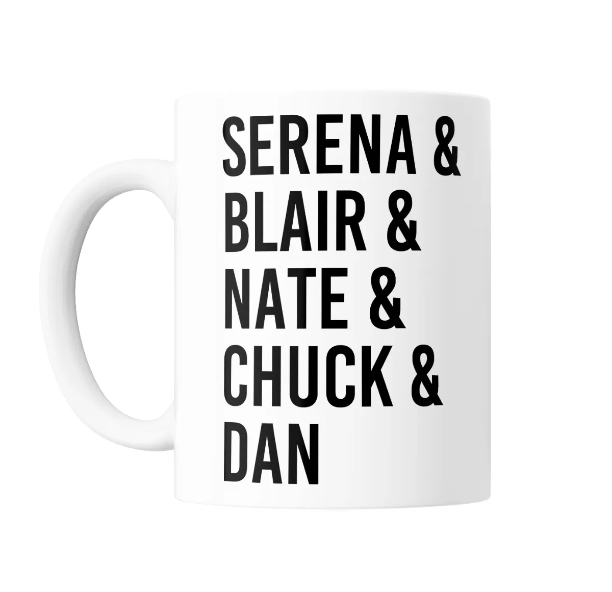 Taza de Cerámica Gossip Girl Serena Blair Nate Chuck Dan - vista 2