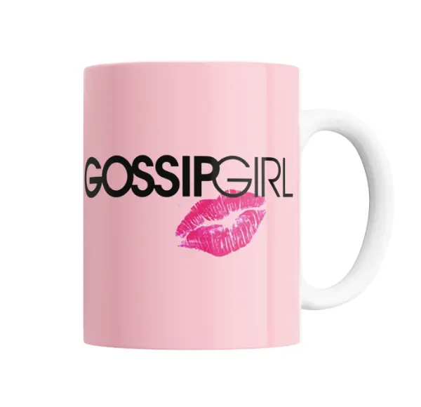 Taza de Cerámica Gossip Girl Logo con Beso