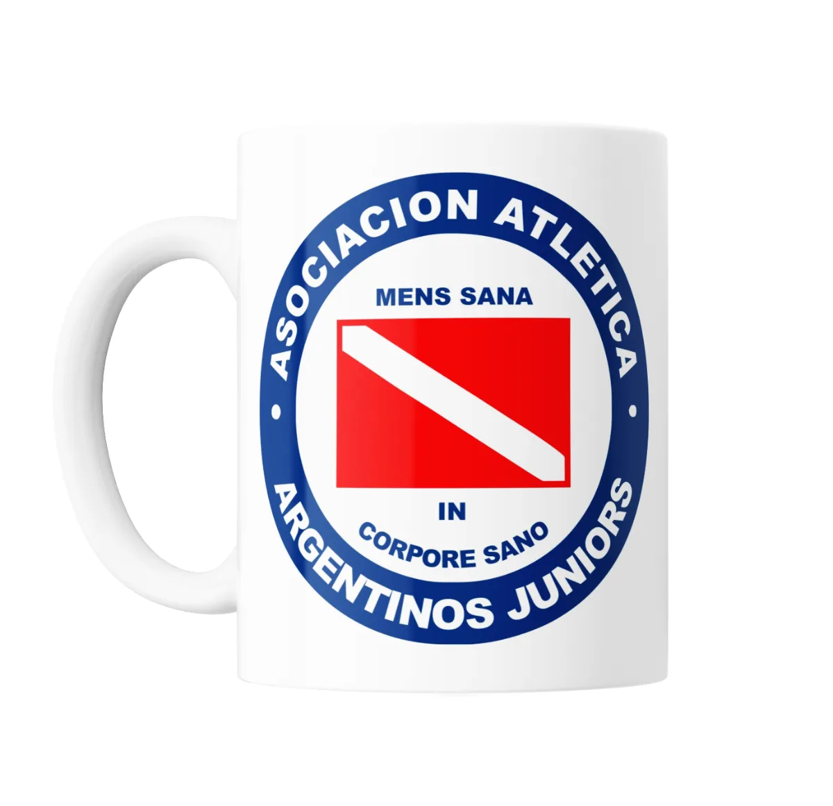 Taza de Cerámica Argentinos Juniors Escudo Mens Sana in Corpore Sano - vista 2