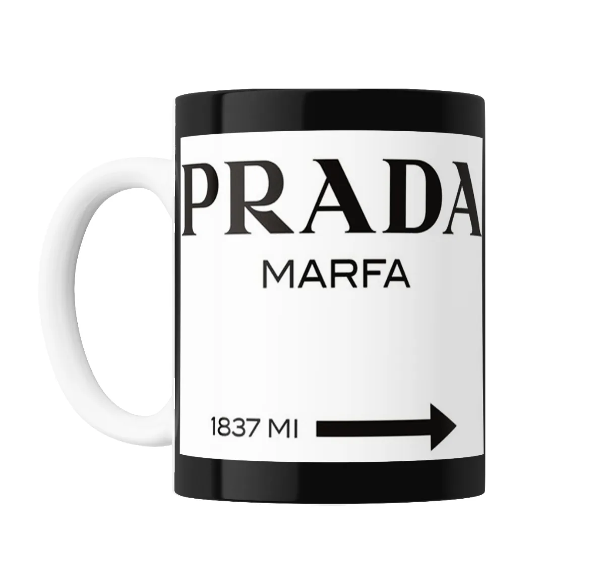 Taza de Cerámica Gossip Girl Prada Marfa 1837 Mi - vista 2