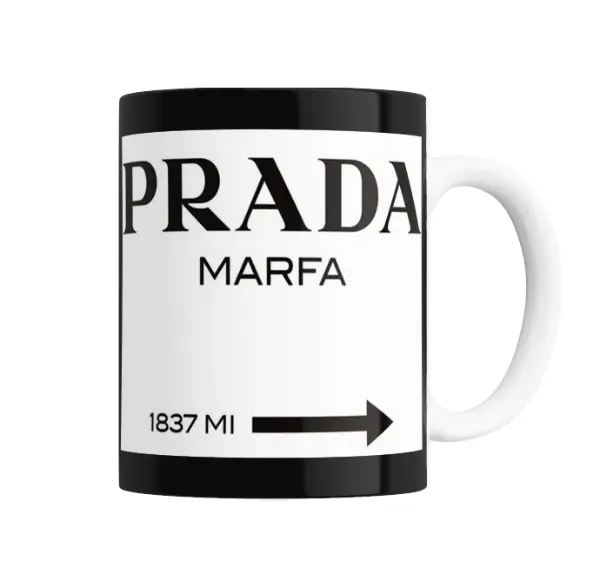 Taza de Cerámica Gossip Girl Prada Marfa 1837 Mi