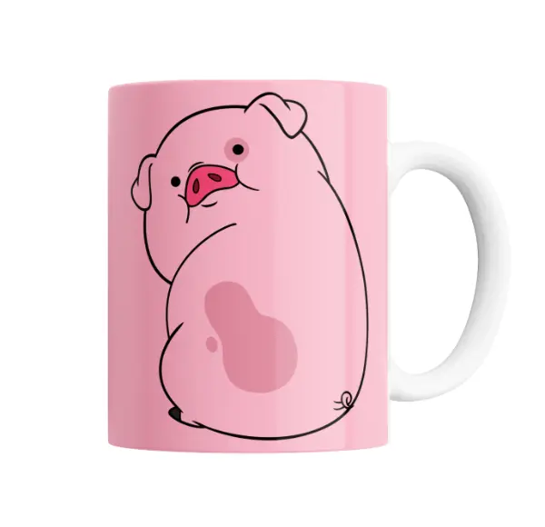 Taza de Cerámica Gravity Falls Waddles Pato